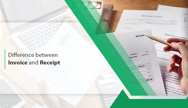 difference between invoice and receipt