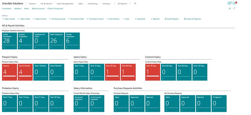 Hr and pay roll analytics dashboard